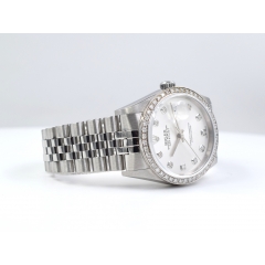 16234 Silver Diamonds Dial & After Diamonds Bezel - Full Set 36mm