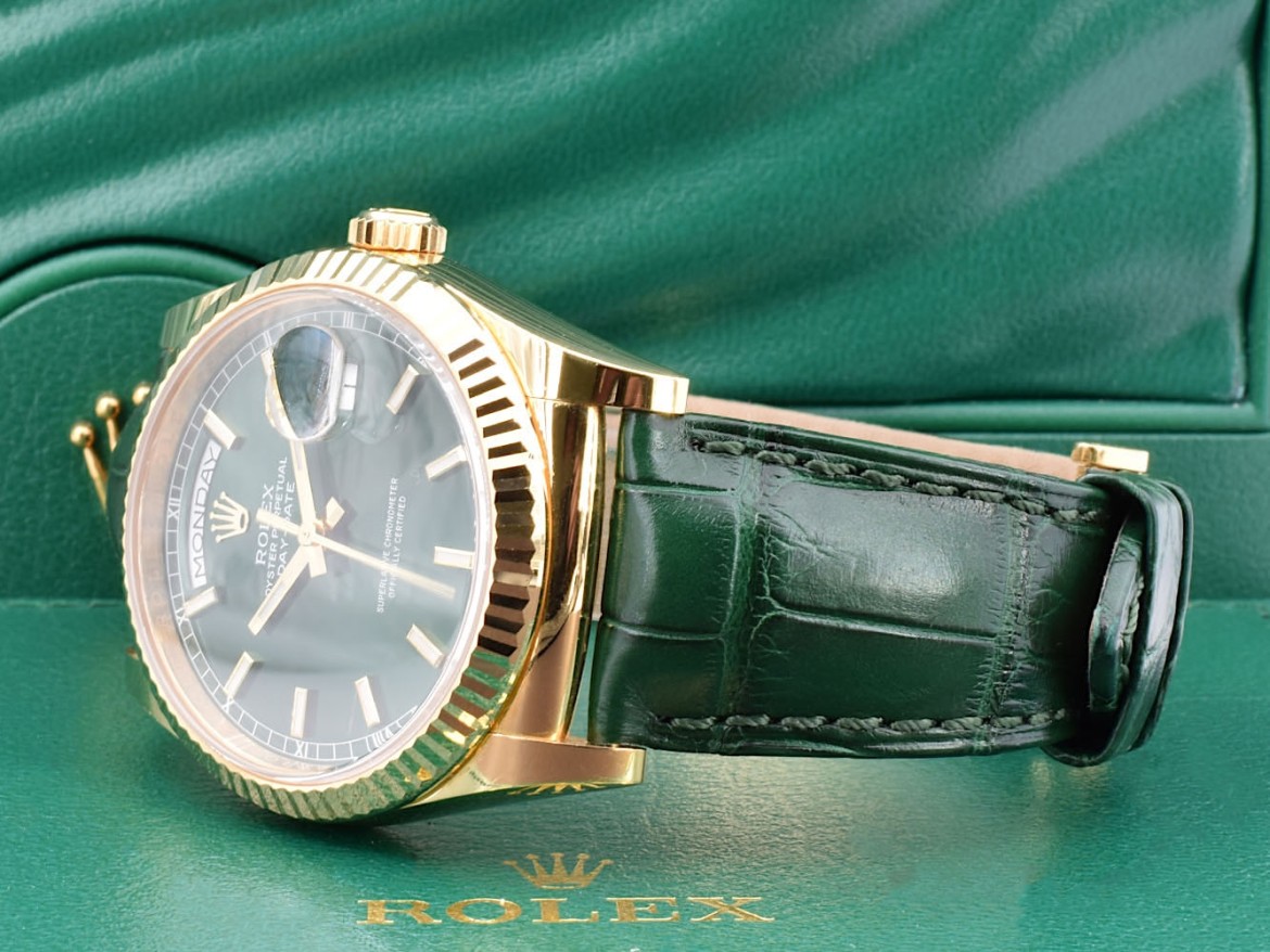 36mm  Green Dial Full set - new