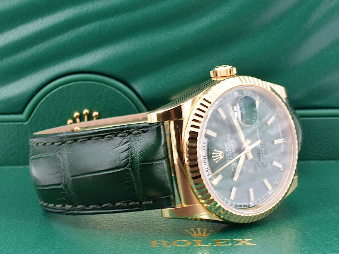 36mm  Green Dial Full set - new