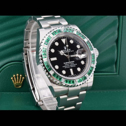 116610LN Emeralds Bezel
