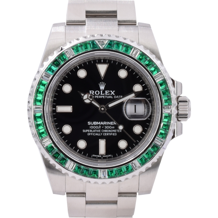 116610LN Emeralds Bezel