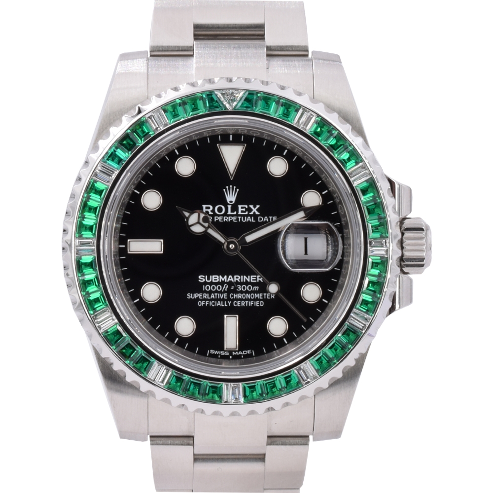 116610LN Emeralds Bezel