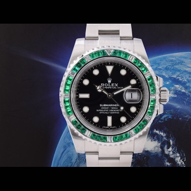 116610LN Emeralds Bezel