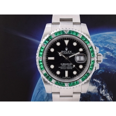 116610LN Emeralds Bezel