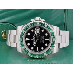 116610LN Emeralds Bezel