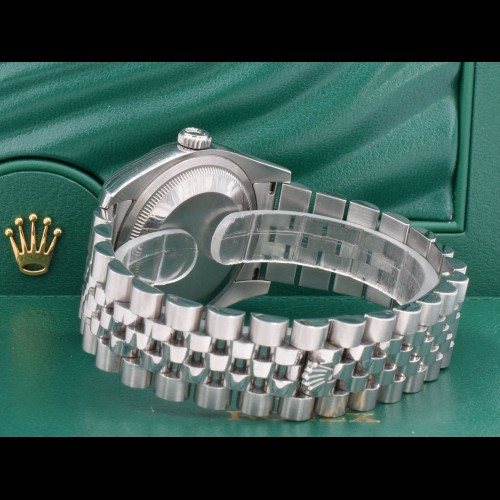 116234 Silver Dial With Big Diamonds - Full Set 36mm