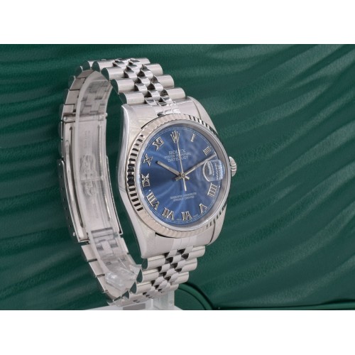 16234 Blue Roman Dial - Full Set 36mm