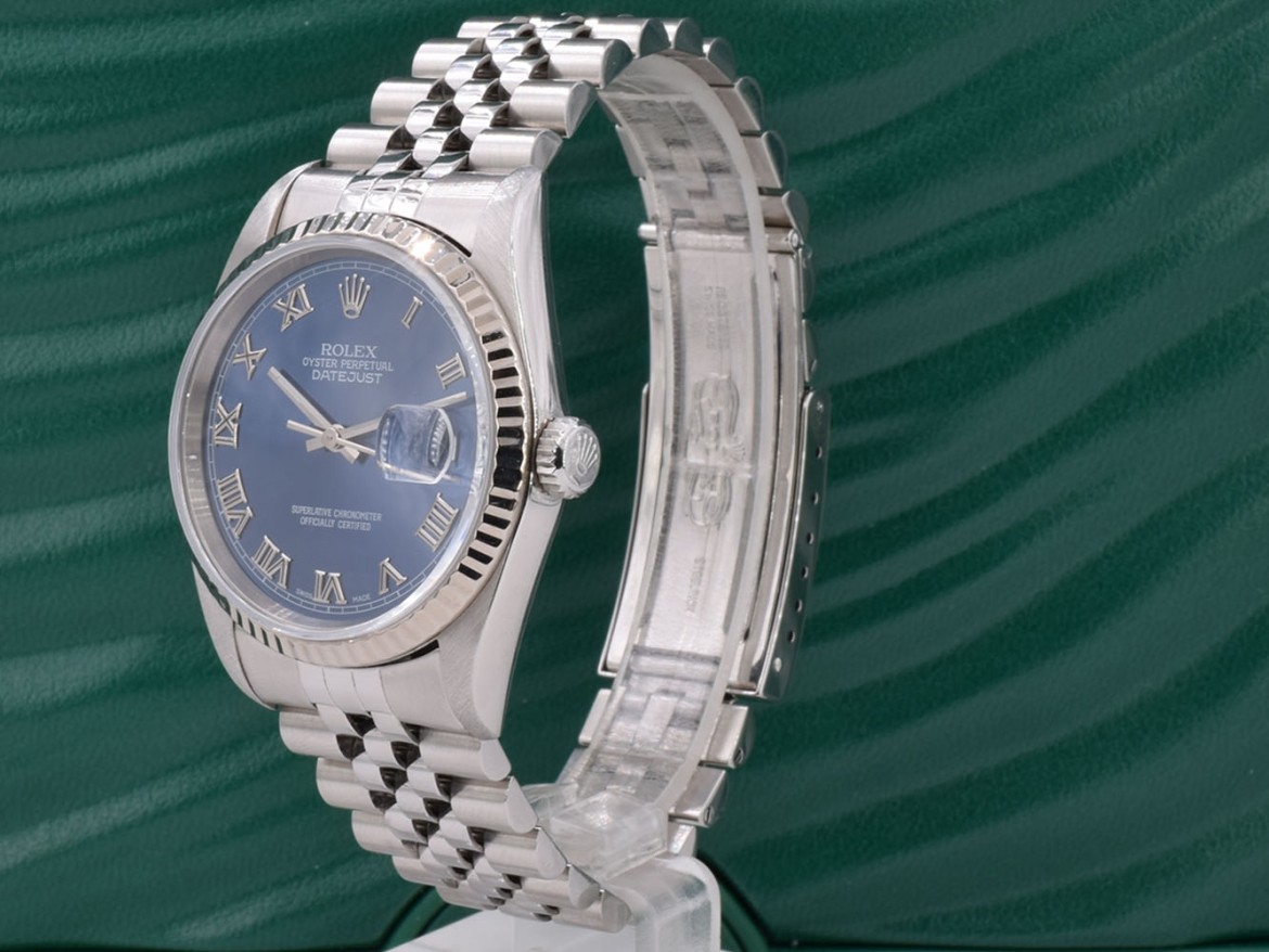 16234 Blue Roman Dial - Full Set 36mm