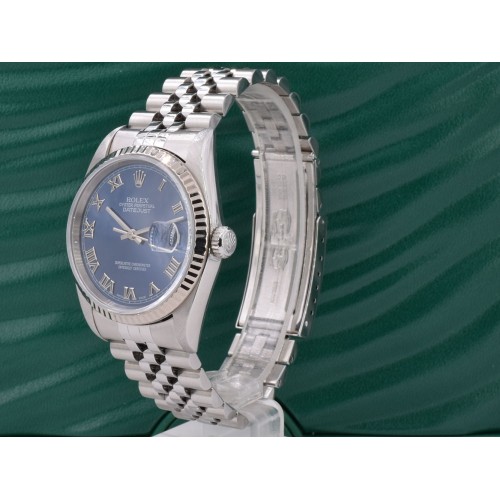 16234 Blue Roman Dial - Full Set 36mm