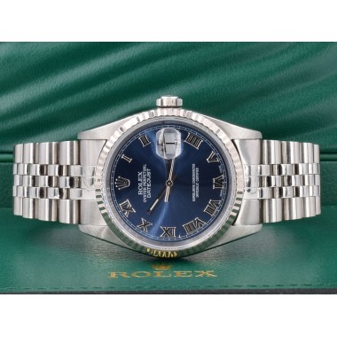 16234 Blue Roman Dial - Full Set 36mm