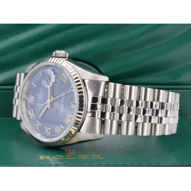 16234 Blue Roman Dial - Full Set 36mm