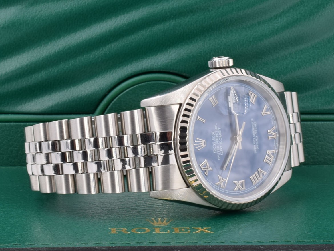 16234 Blue Roman Dial - Full Set 36mm