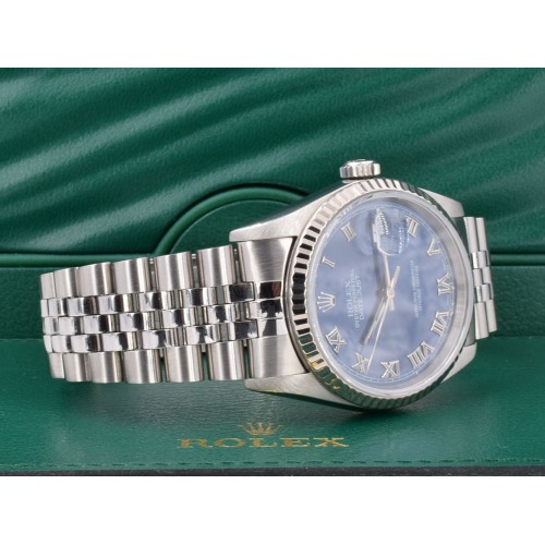 16234 Blue Roman Dial - Full Set 36mm