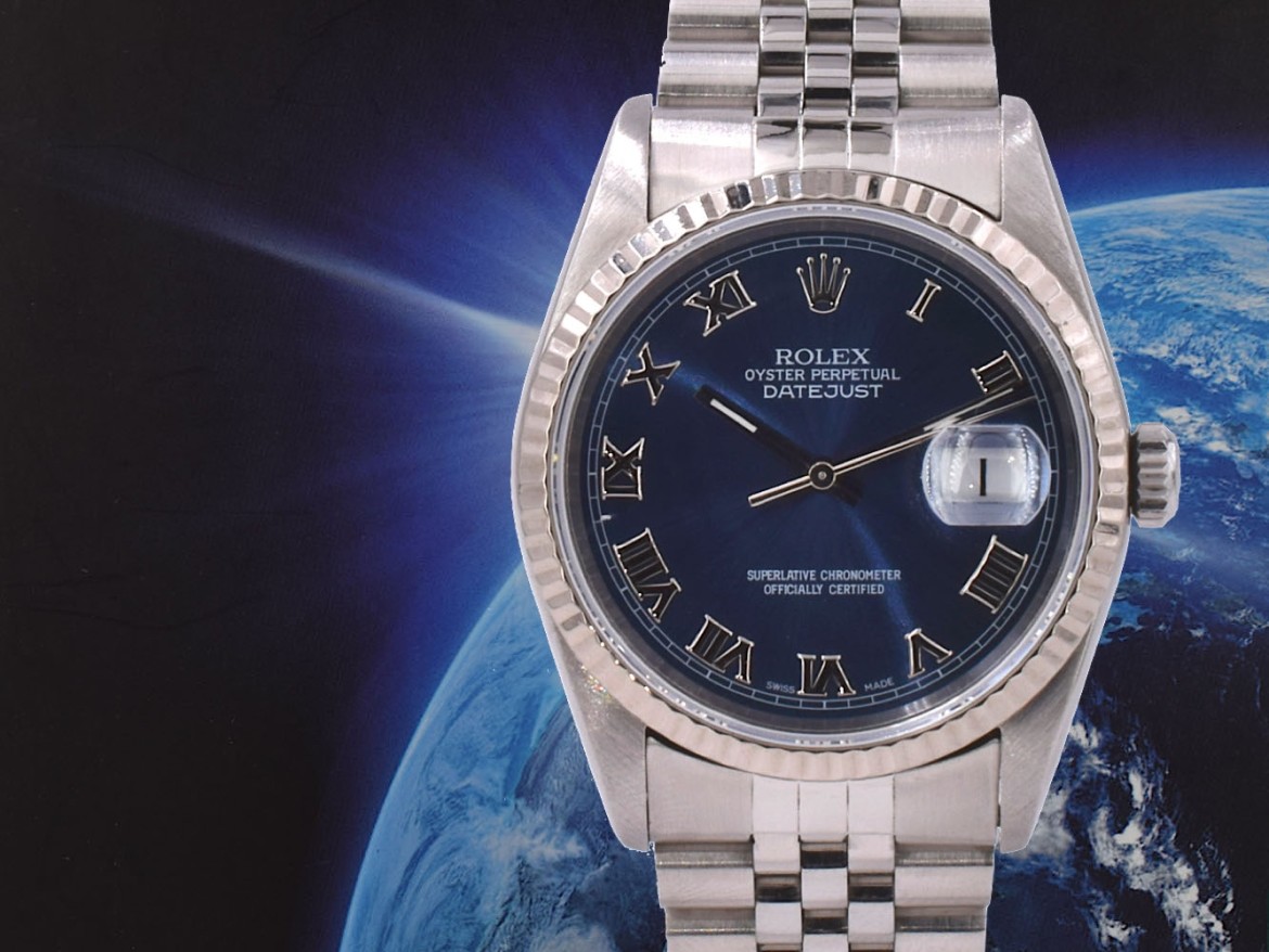 16234 Blue Roman Dial - Full Set 36mm