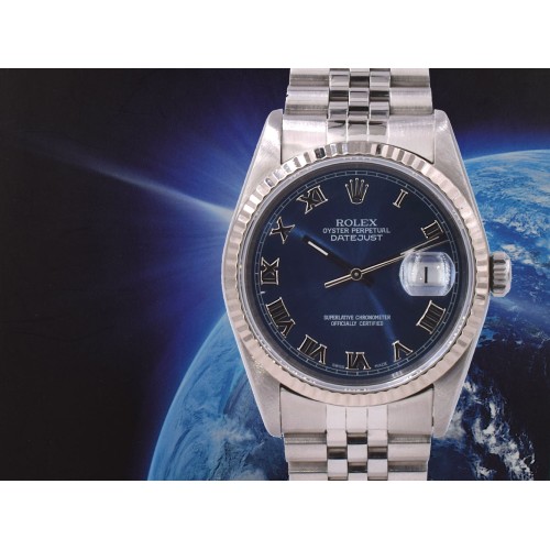 16234 Blue Roman Dial - Full Set 36mm