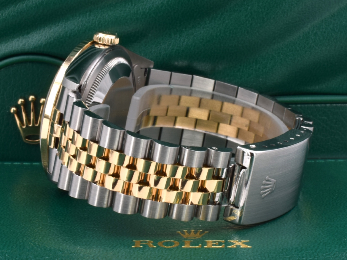 16233 Black Dial With Big Diamonds & After Diamonds Bezel - Full Set 36mm