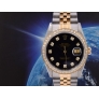 16233 Black Dial With Big Diamonds & After Diamonds Bezel - Full Set 36mm