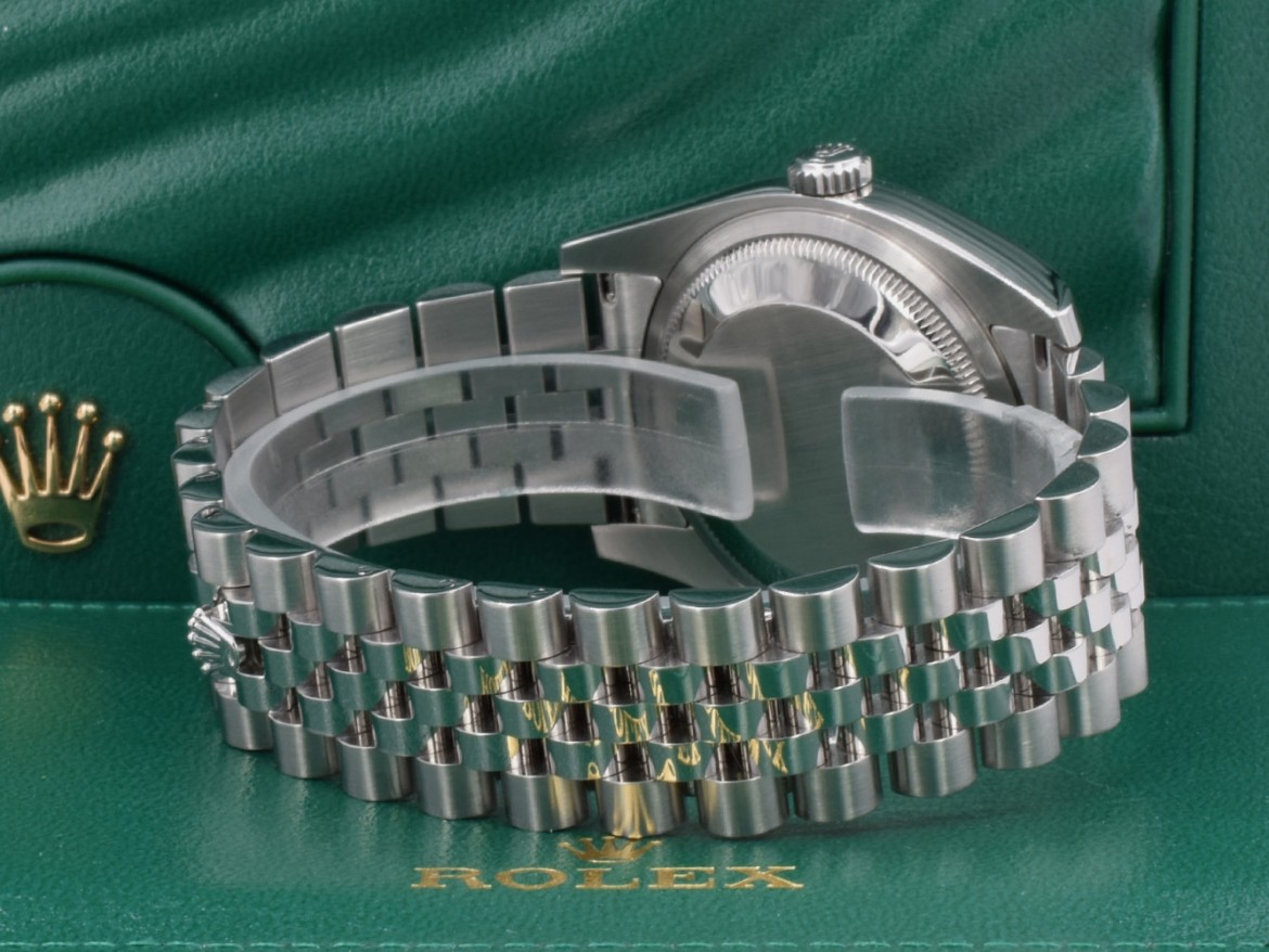 116234 White Jubilee Dial With Big Diamonds - Full Set 36mm
