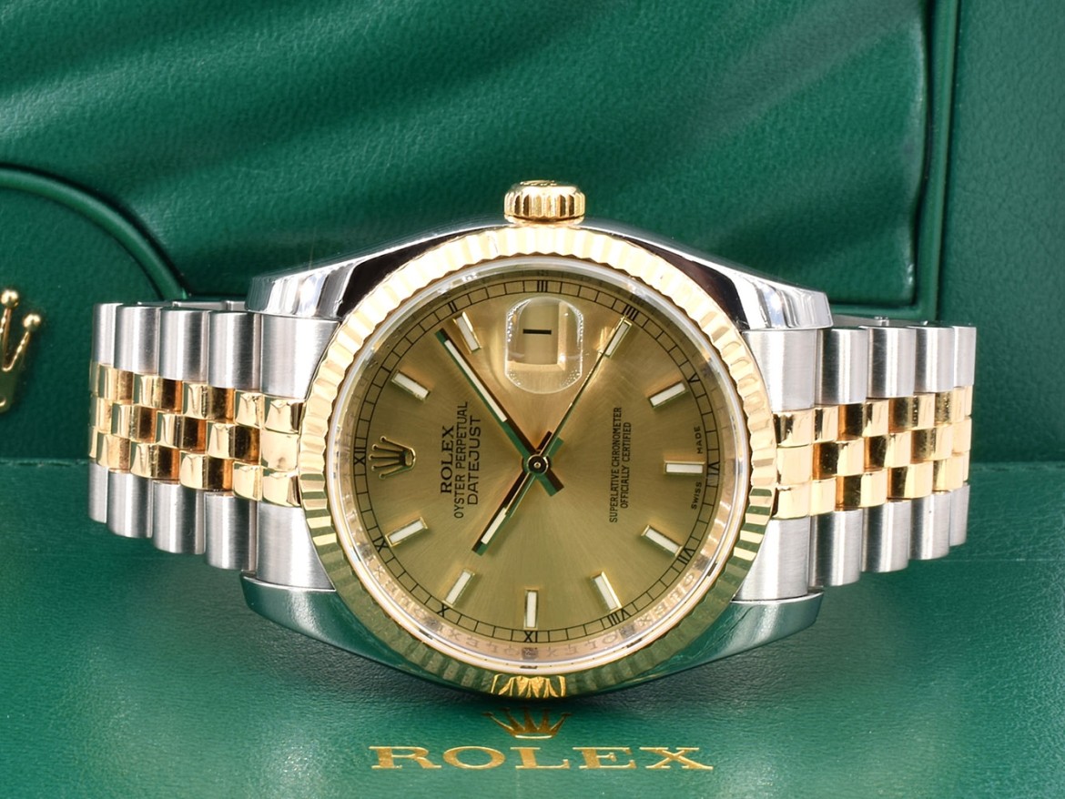 116233 Gold Index Dial - Full set 36mm