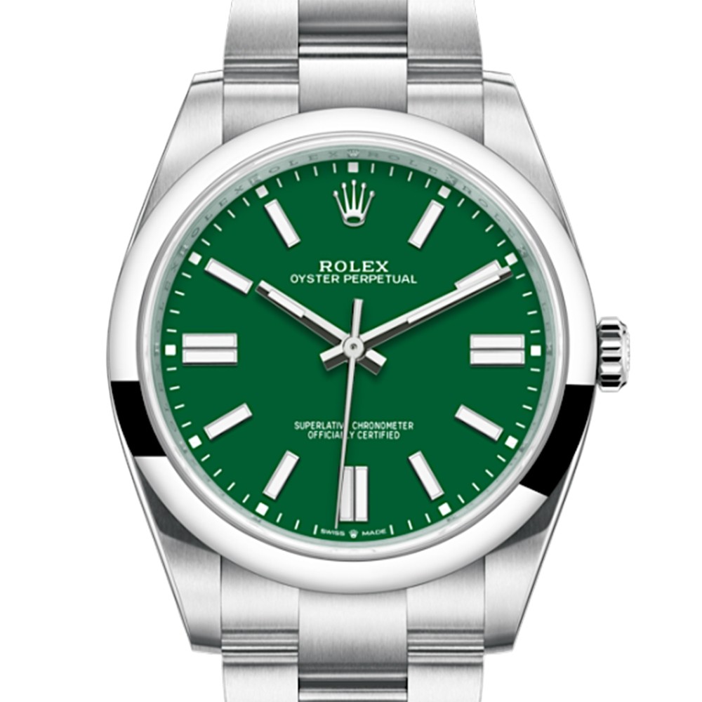 41mm ref. 124300 Green Dial New