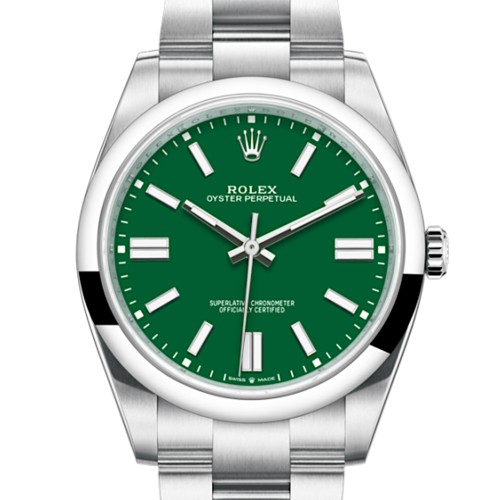 41mm ref. 124300 Green Dial New