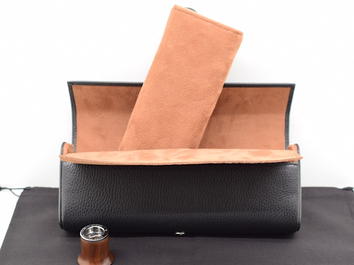 Porta Orologi in pelle interno in alcantara  made in Italy