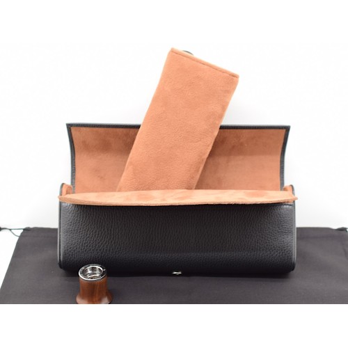 Porta Orologi in pelle interno in alcantara  made in Italy