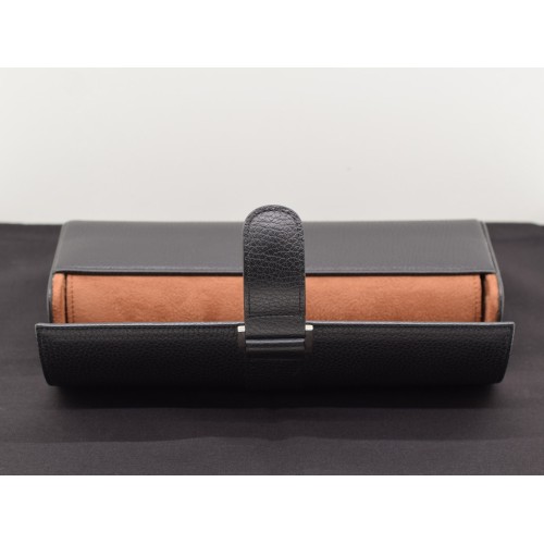 Porta Orologi in pelle interno in alcantara  made in Italy