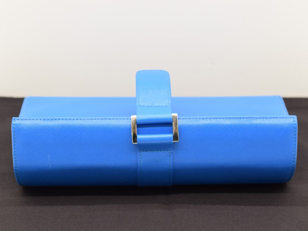 Porta Orologi in pelle interno in alcantara  made in Italy