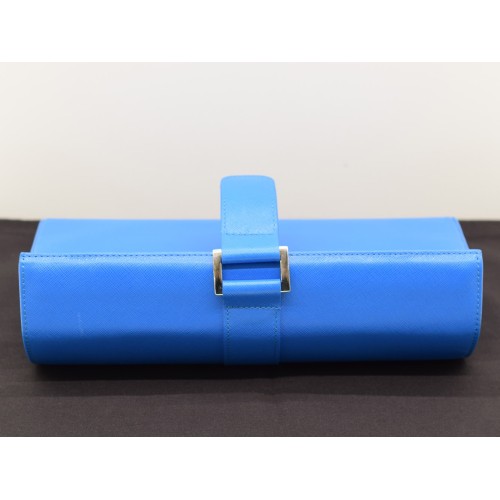 Porta Orologi in pelle interno in alcantara  made in Italy