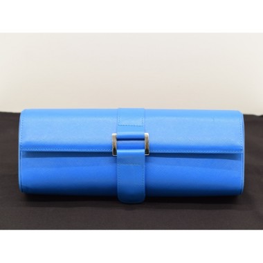 Porta Orologi in pelle interno in alcantara  made in Italy