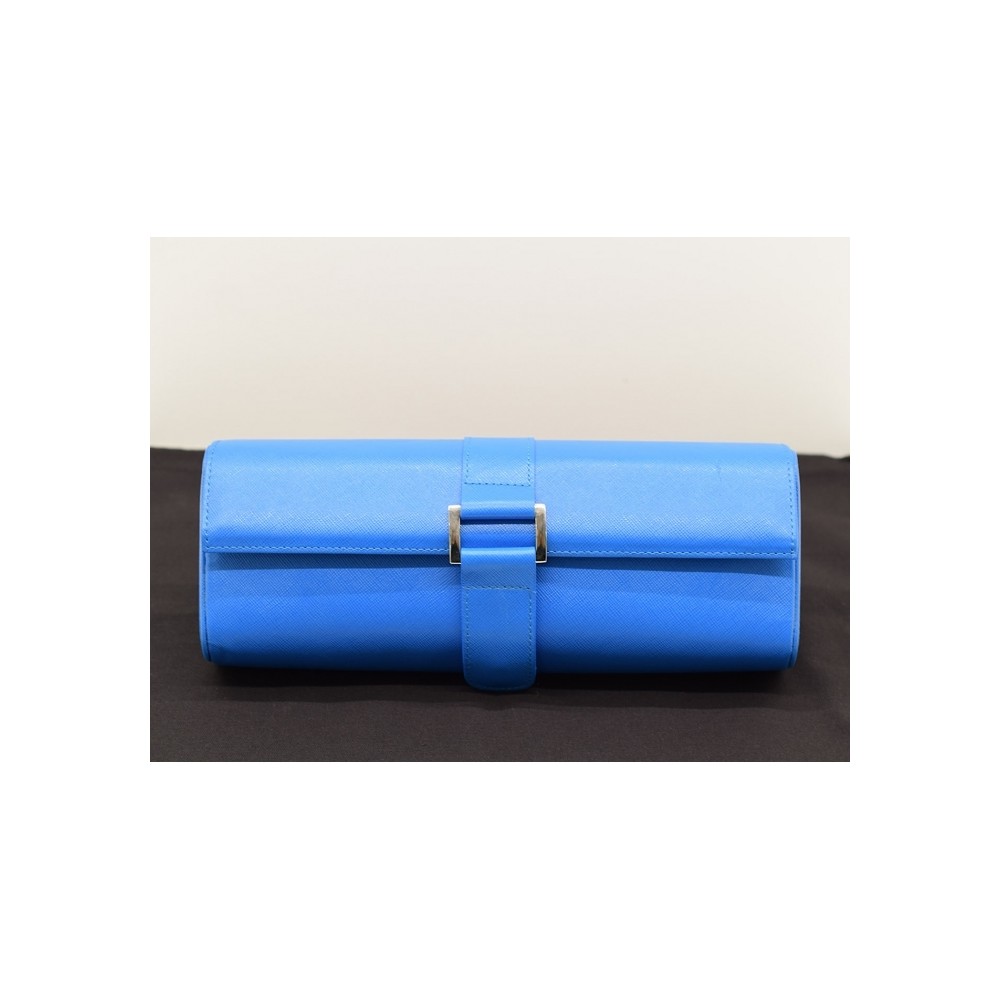 Porta Orologi in pelle interno in alcantara  made in Italy