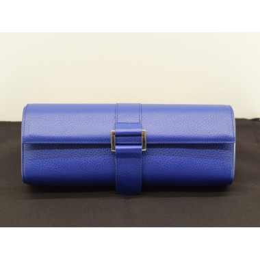 Porta Orologi in pelle interno in alcantara  made in Italy