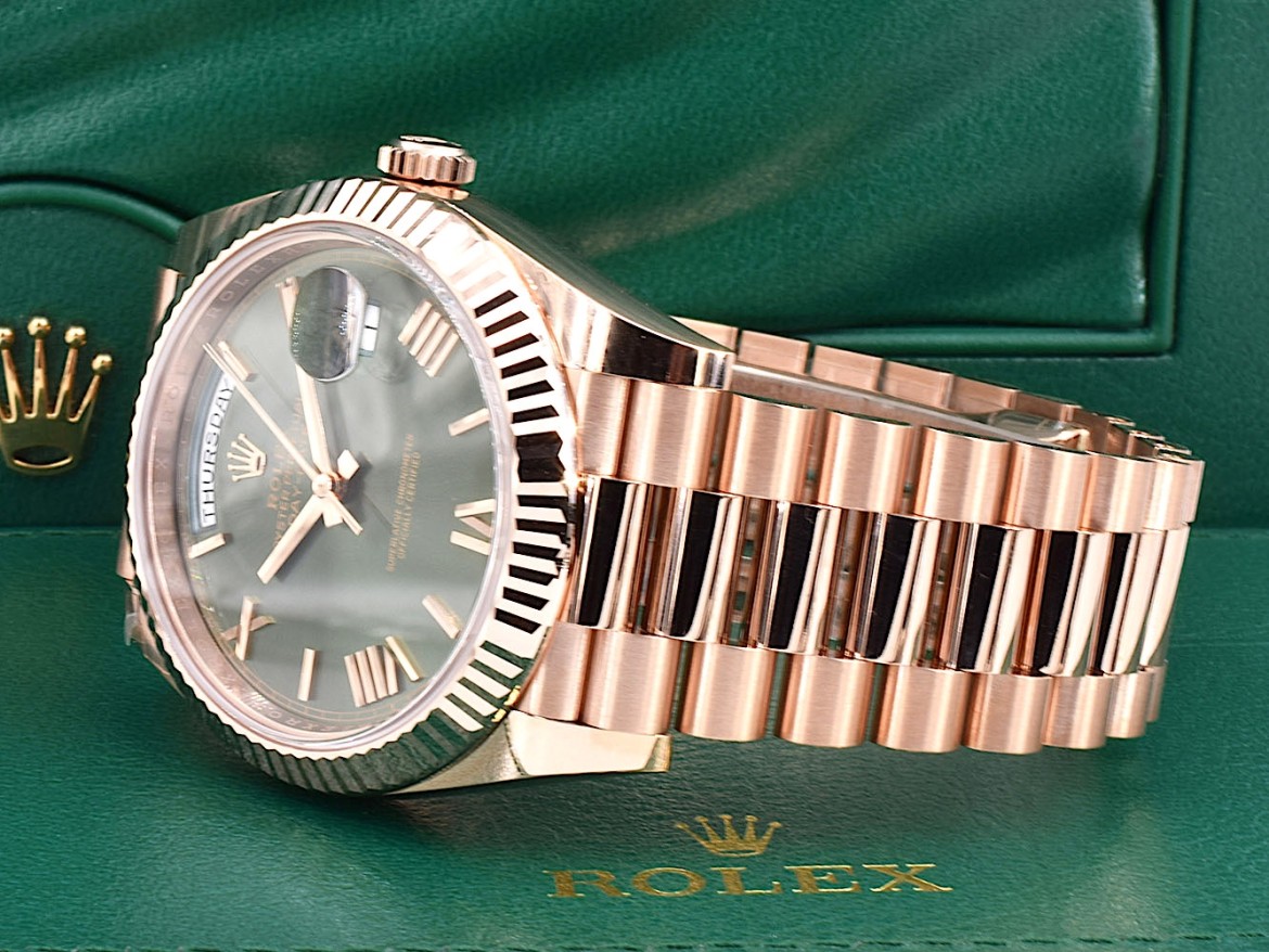 40mm Everose Olive Green  NEW