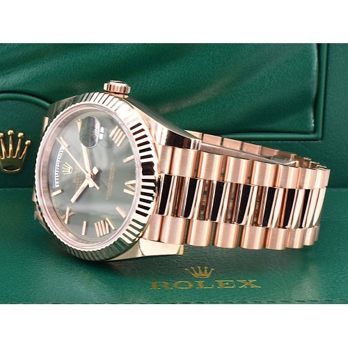 40mm Everose Olive Green  NEW