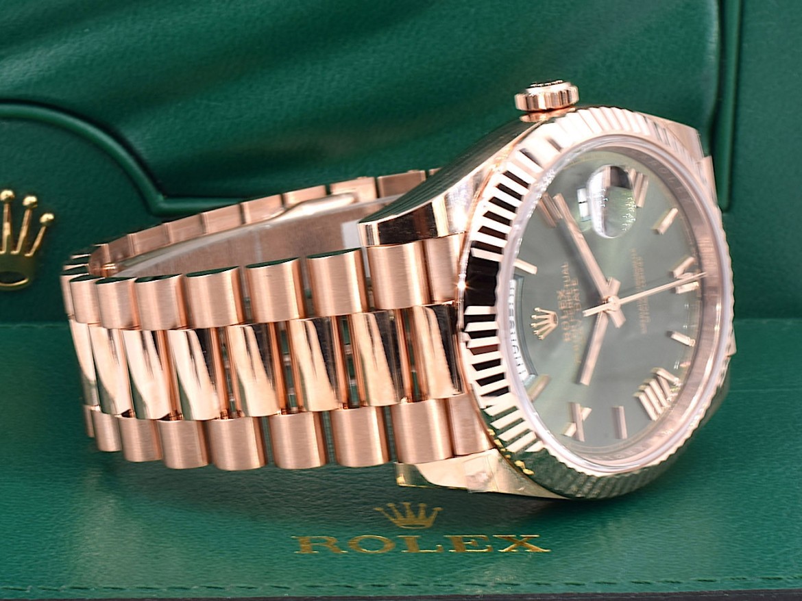 40mm Everose Olive Green  NEW