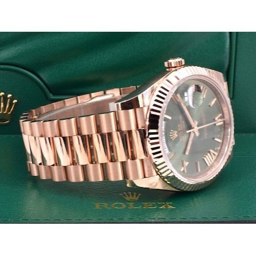 40mm Everose Olive Green  NEW
