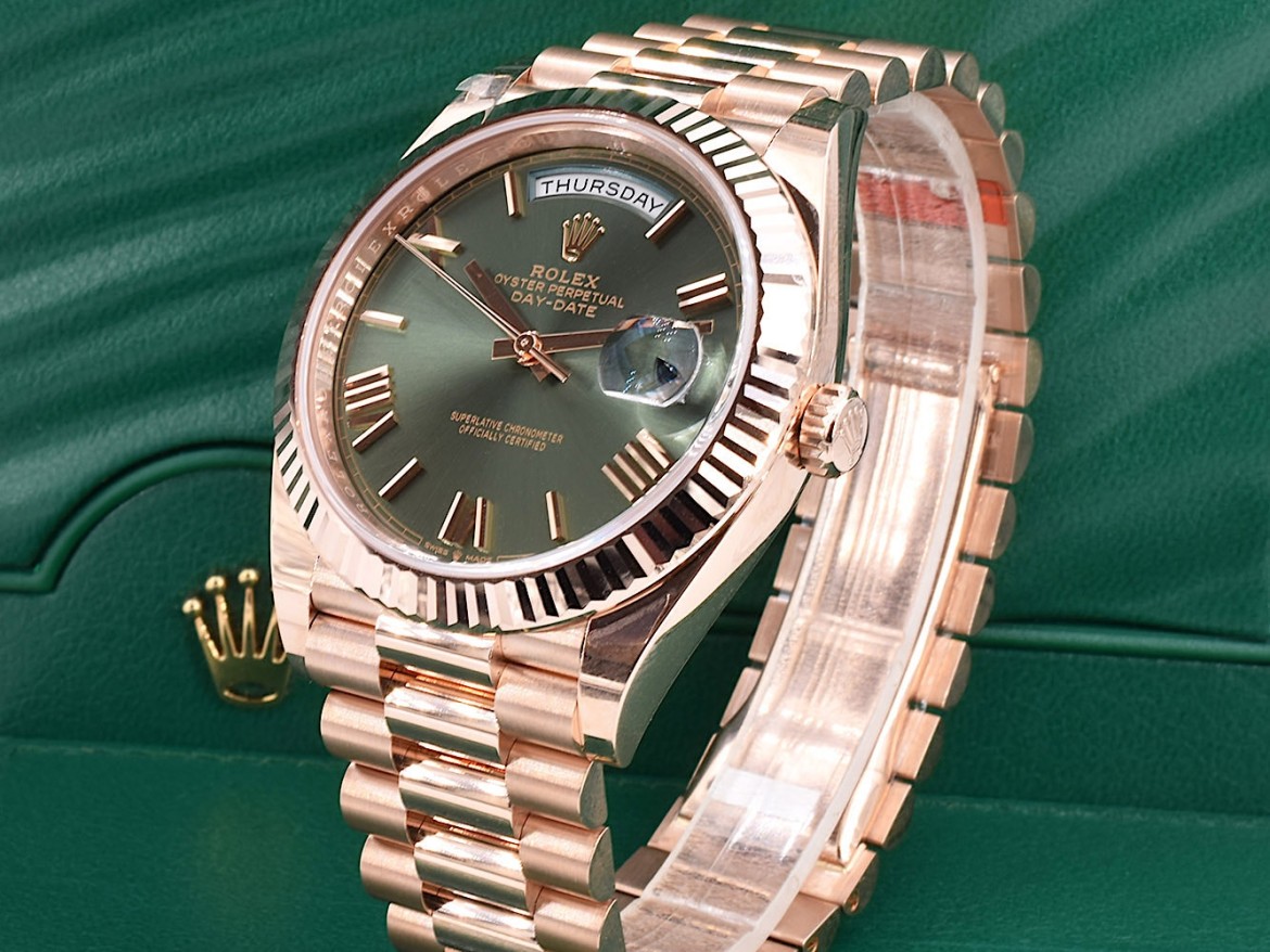 40mm Everose Olive Green  NEW