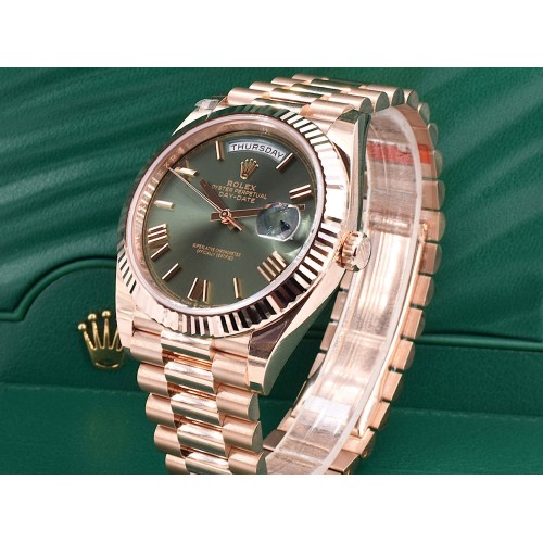 40mm Everose Olive Green  NEW