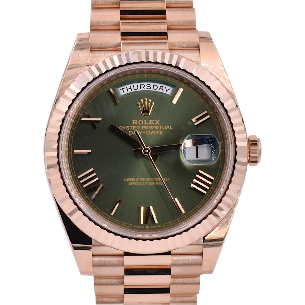40mm Everose Olive Green  NEW