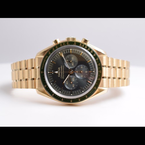 Professional Moonwatch Co-Axial Master Chronometer Moonshine Yellow Gold NEW
