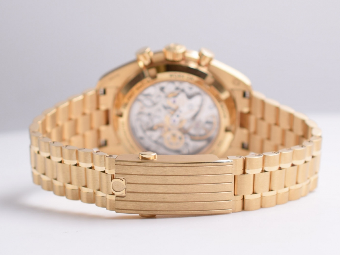 Professional Moonwatch Co-Axial Master Chronometer Moonshine Yellow e Gold NEW