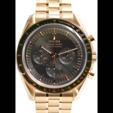 Professional Moonwatch Co-Axial Master Chronometer Moonshine Yellow Gold NEW