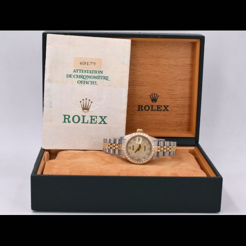 69173 Jubilee Diamonds Dial & After Diamonds Bezel - Full Set 26mm