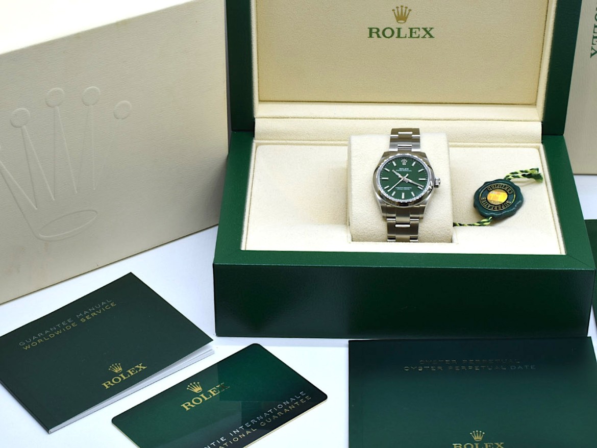 31mm ref. 277200 Green Dial New
