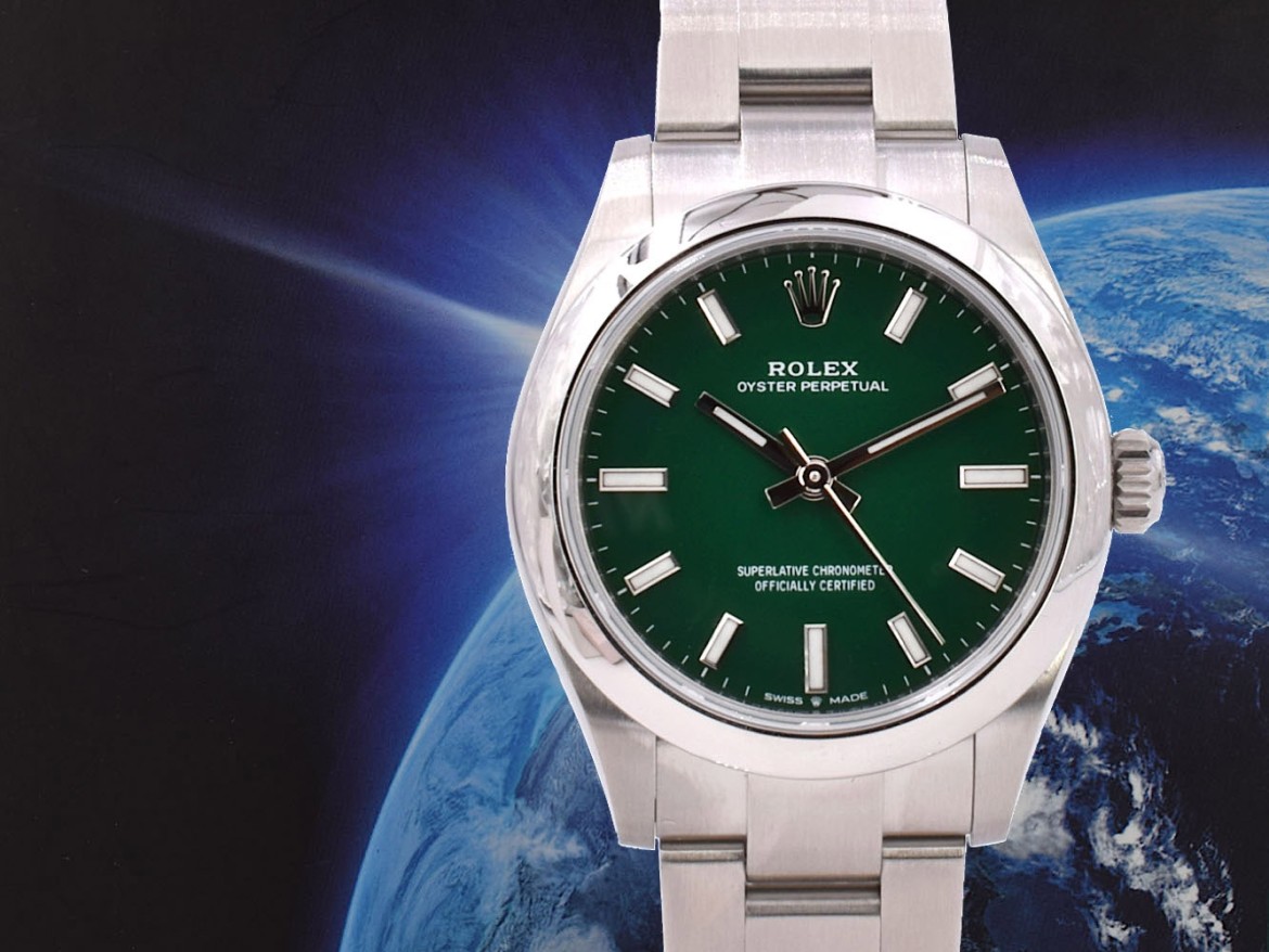 31mm ref. 277200 Green Dial New