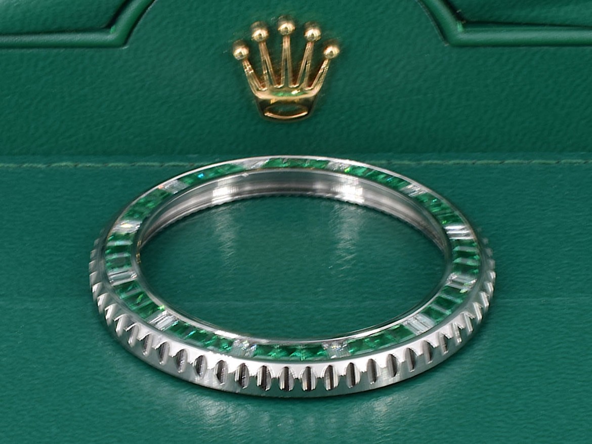 Rolex Submariner After Diamond-emerald Bezel for model 116610