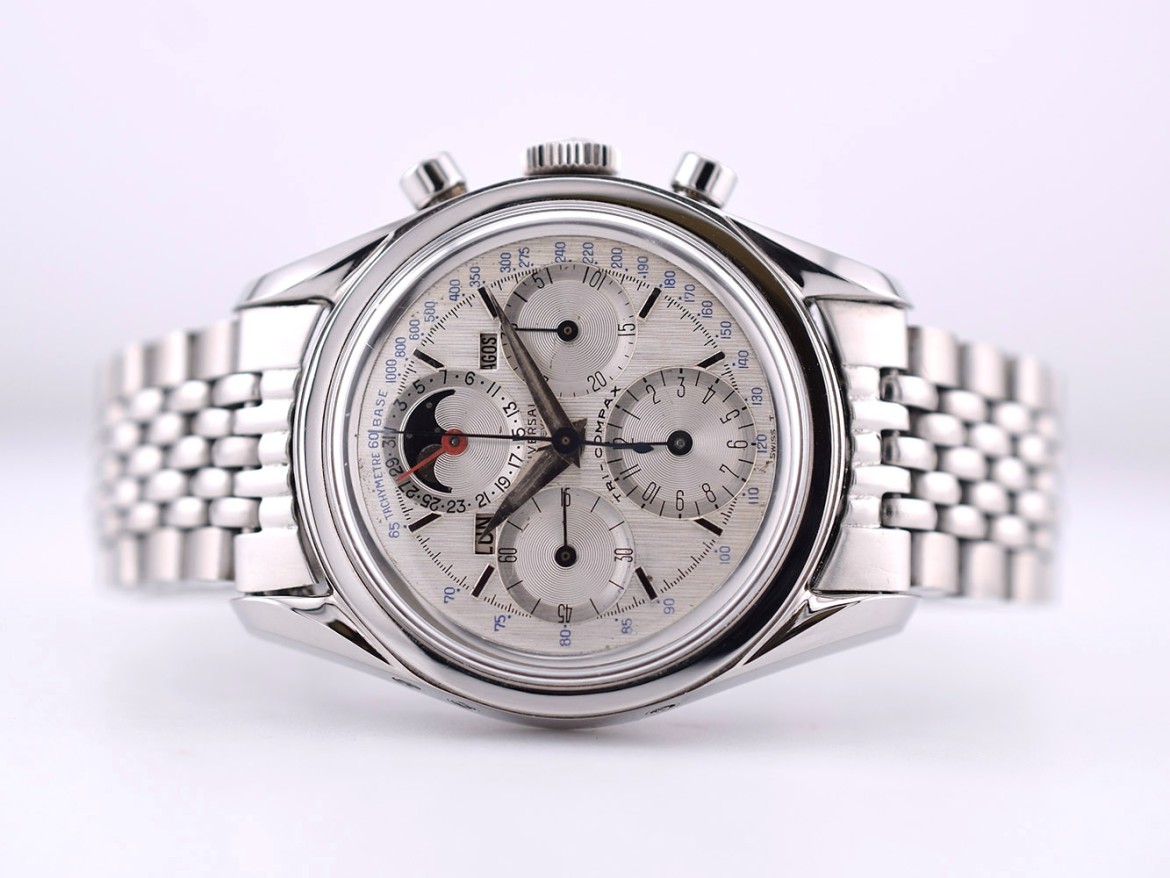 Compax Tri-Compax Ref. 222100 Vintage Moonphase Chronograph