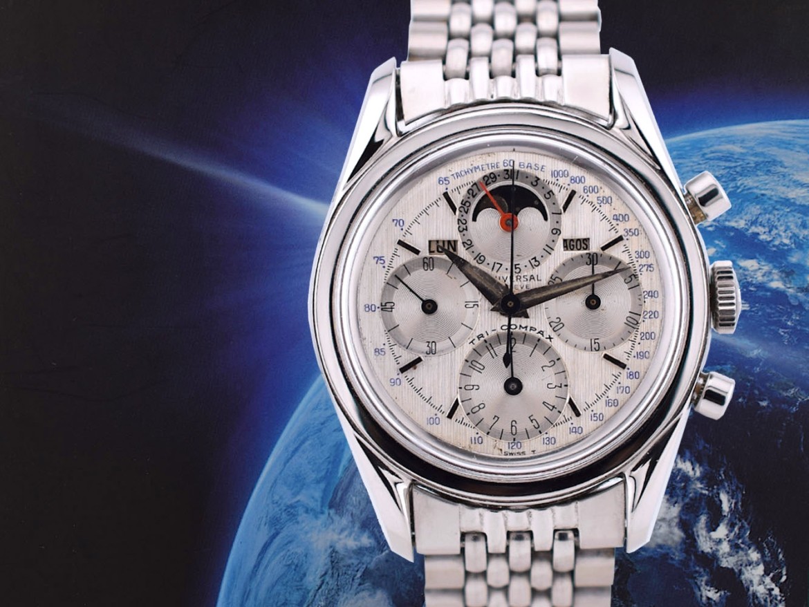 Compax Tri-Compax Ref. 222100 Vintage Moonphase Chronograph