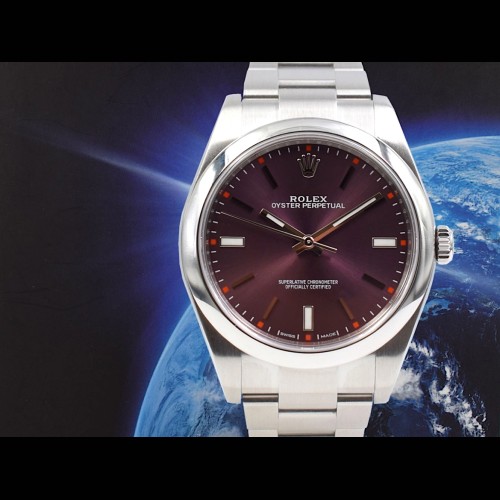 39mm Purple Dial